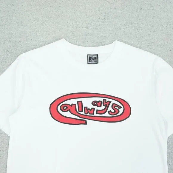 Always Sun Volume White Cotton T Shirt